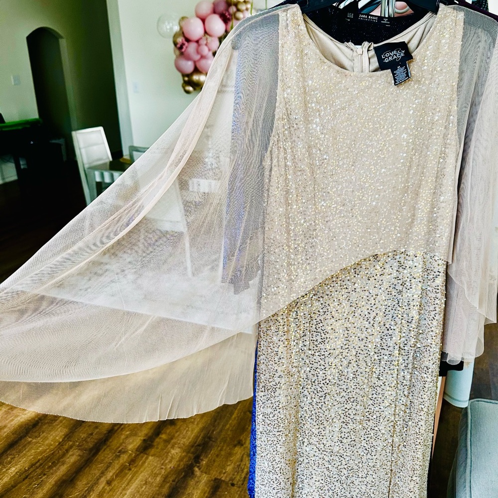 Shimmering Gold Sequin